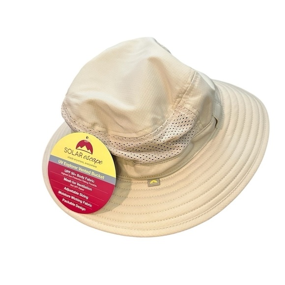 NWT Solar Escape UPF 50+ Explorer Vented Bucket Hat - Picture 2 of 6